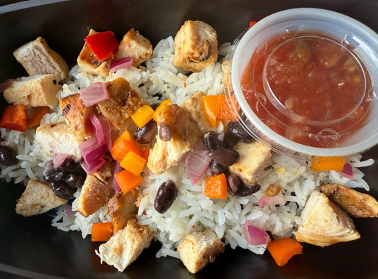 Fajita bowl: Chicken, Shrimp, Steak