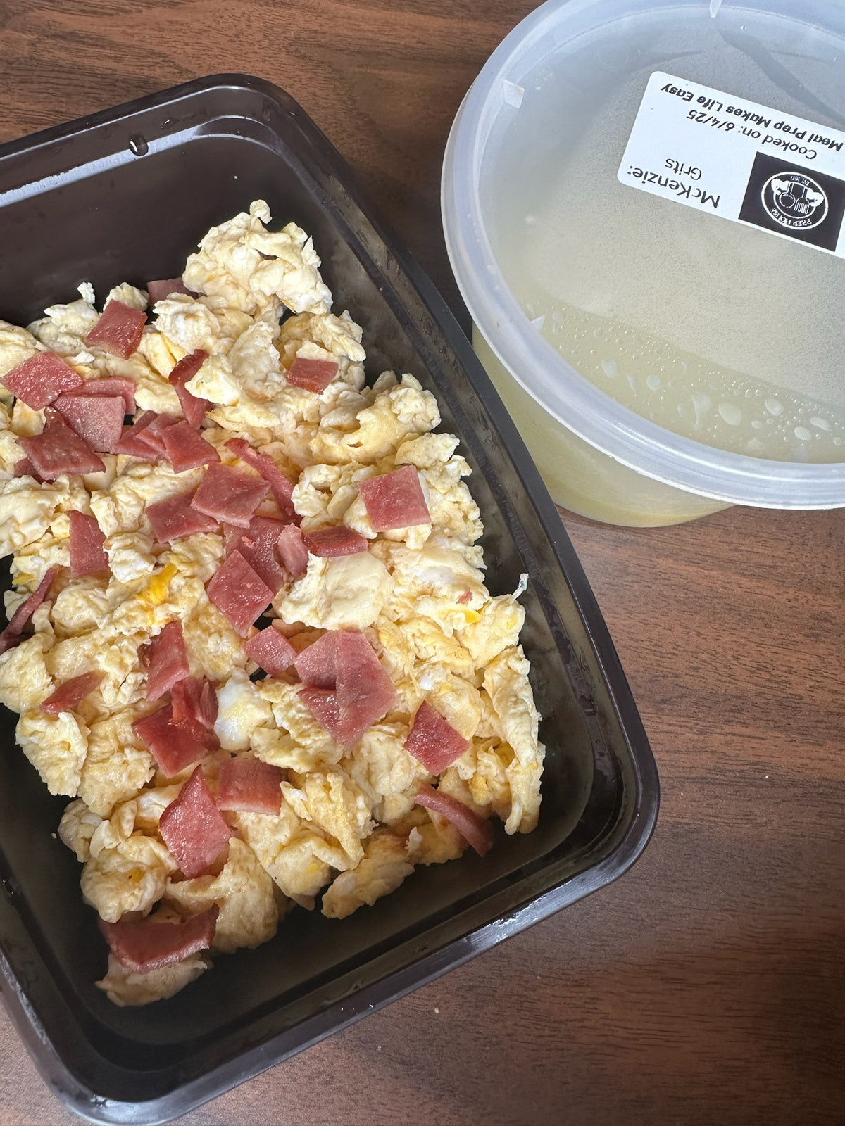 Breakfast Plate: Eggs, Grits, Turkey Bacon or Sausage